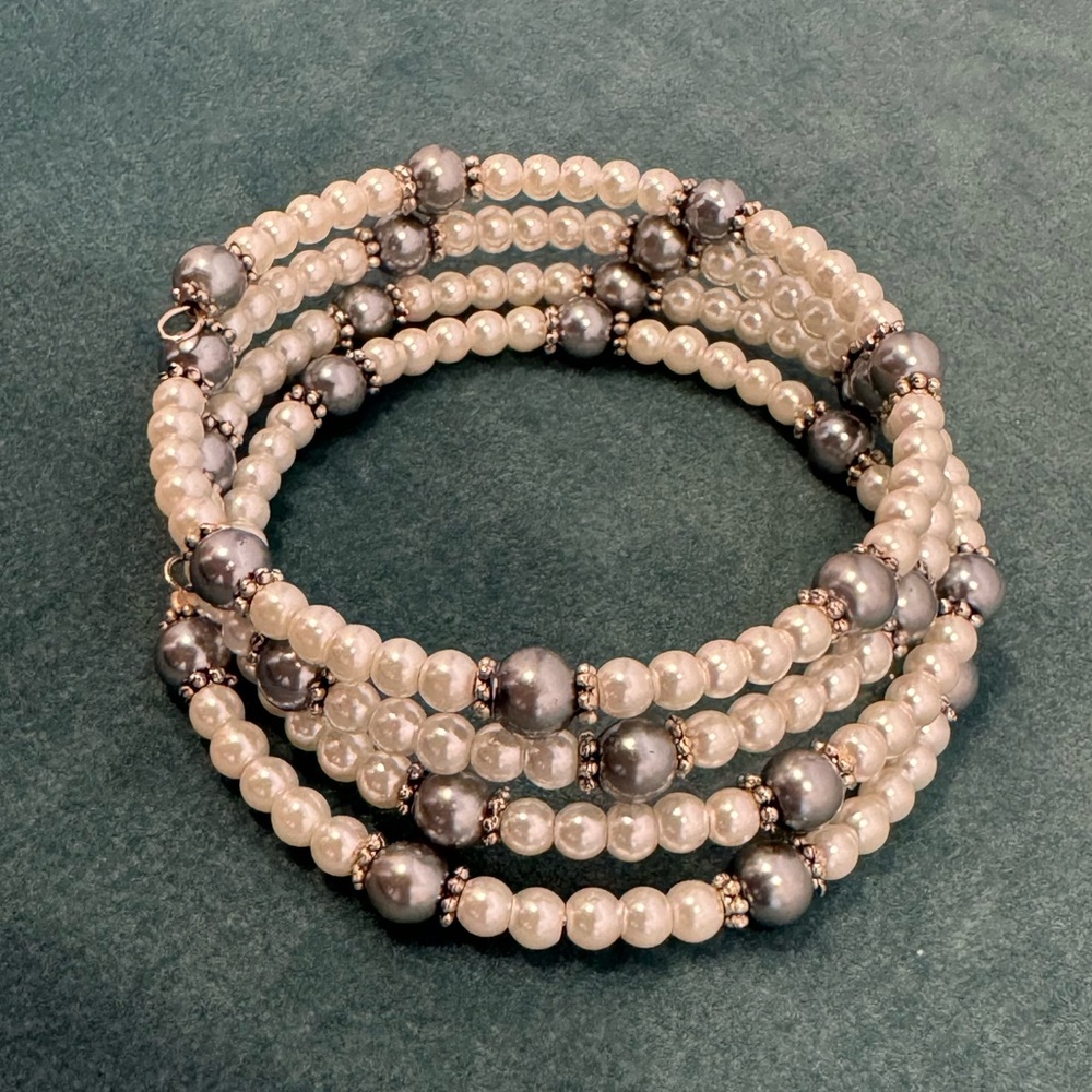 Etsy Pearl Dainty Wrap Bracelet